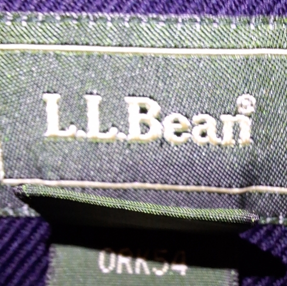 An LL Bean womens large petite wool coat with bone style catches with a hood. - Picture 5 of 6